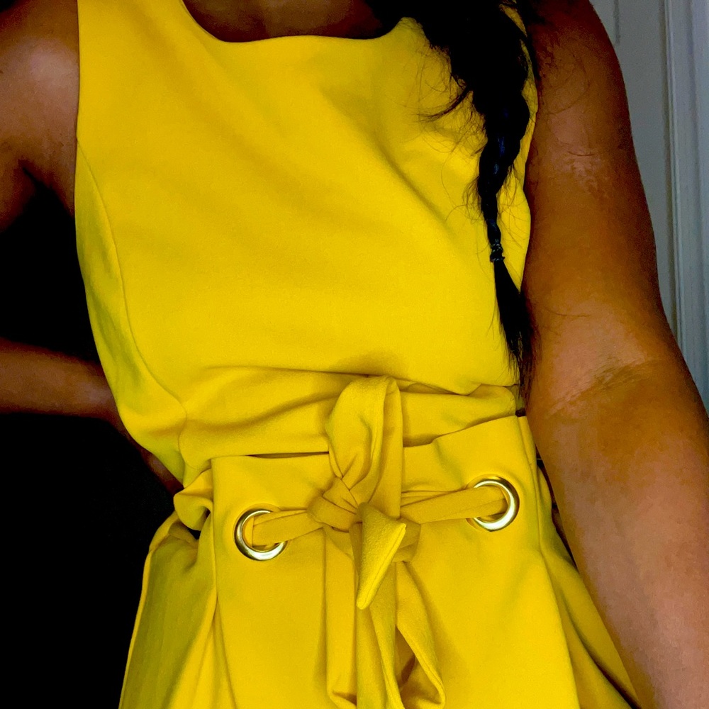 Yellow jumpsuit